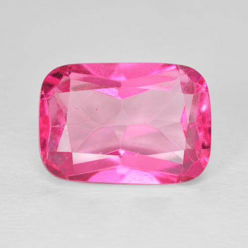 9.60ct 天然 Medium Dark-Pink トパーズ, クッション, VVS-VS