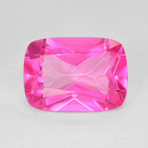8.67ct 天然 濃いマゼンタ トパーズ, クッション, VVS-VS