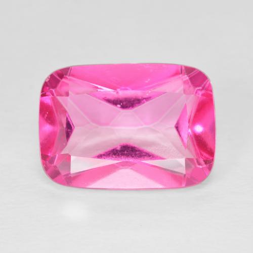 8.79ct 天然 ホットピンク トパーズ, クッション, VVS-VS