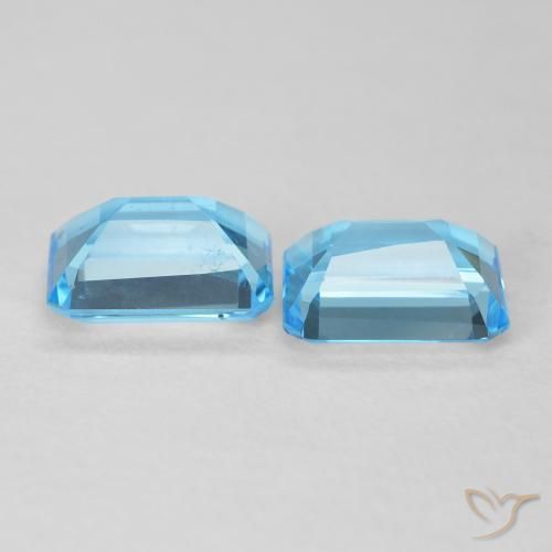 Shop natural 3.68ct スイスブルー トパーズ gems, 八角形 / エメラルドカット, from ブラジル at GemSelect. In stock, global shipping!
