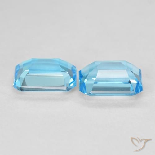 Shop natural 3.81ct スイスブルー トパーズ gems, 八角形 / エメラルドカット, from ブラジル at GemSelect. In stock, global shipping!