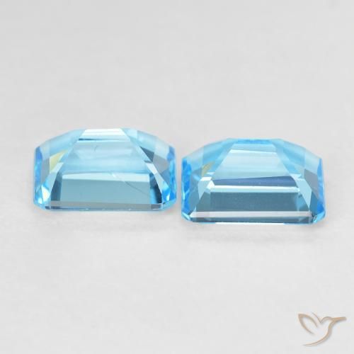 Shop natural 3.94ct スイスブルー トパーズ gems, 八角形 / エメラルドカット, from ブラジル at GemSelect. In stock, global shipping!