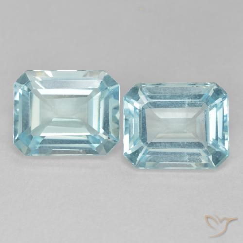 Shop natural 7.63ct ライトブルー トパーズ gems, 八角形 / エメラルドカット, from ブラジル at GemSelect. In stock, global shipping!