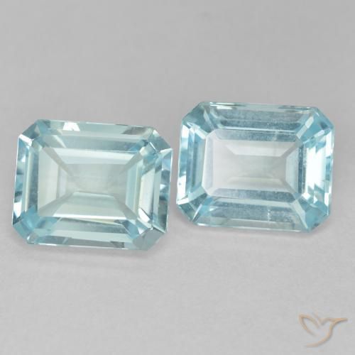 Shop natural 7.63ct ライトブルー トパーズ gems, 八角形 / エメラルドカット, from ブラジル at GemSelect. In stock, global shipping!