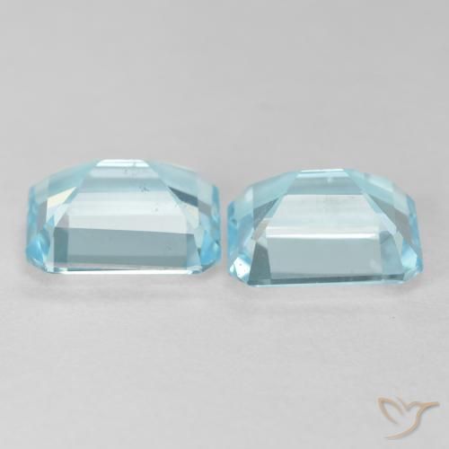 Shop natural 7.63ct ライトブルー トパーズ gems, 八角形 / エメラルドカット, from ブラジル at GemSelect. In stock, global shipping!