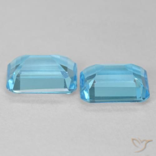 Shop natural 3.75ct スイスブルー トパーズ gems, 八角形 / エメラルドカット, from ブラジル at GemSelect. In stock, global shipping!
