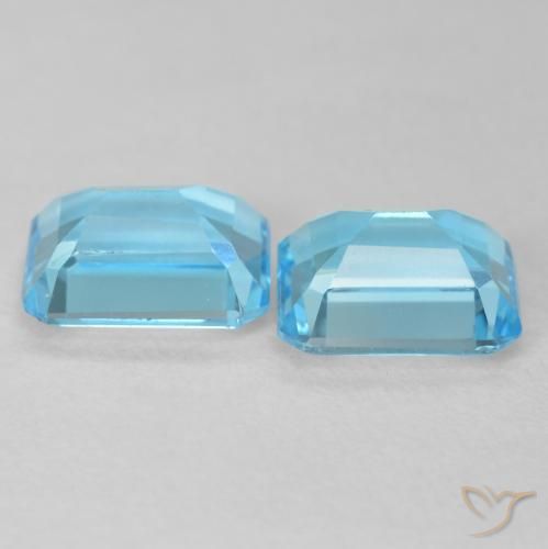 Shop natural 3.91ct スイスブルー トパーズ gems, 八角形 / エメラルドカット, from ブラジル at GemSelect. In stock, global shipping!