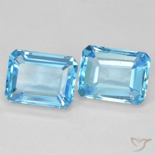 Shop natural 4.00ct スイスブルー トパーズ gems, 八角形 / エメラルドカット, from ブラジル at GemSelect. In stock, global shipping!