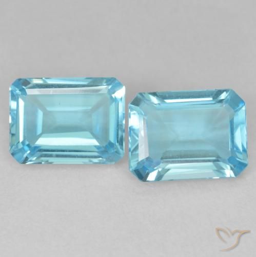 Shop natural 3.60ct ライトブルー トパーズ gems, 八角形 / エメラルドカット, from ブラジル at GemSelect. In stock, global shipping!