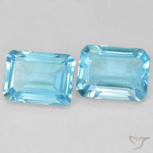 Shop natural 3.60ct ライトブルー トパーズ gems, 八角形 / エメラルドカット, from ブラジル at GemSelect. In stock, global shipping!