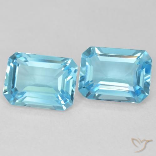 Shop natural 3.66ct スイスブルー トパーズ gems, 八角形 / エメラルドカット, from ブラジル at GemSelect. In stock, global shipping!
