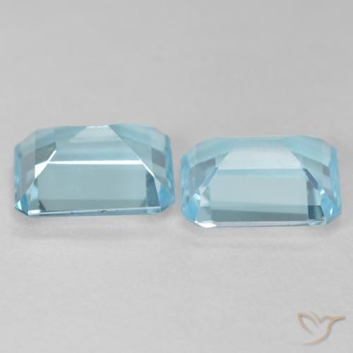 Shop natural 7.33ct スカイブルー トパーズ gems, 八角形 / エメラルドカット, from ブラジル at GemSelect. In stock, global shipping!