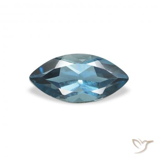 0.68ct 天然 ロンドンブルー トパーズ, マーキーズ, VS