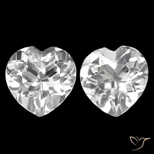 Shop natural 7.79ct クリアホワイト トパーズ gems, ハート型, from ブラジル at GemSelect. In stock, global shipping!