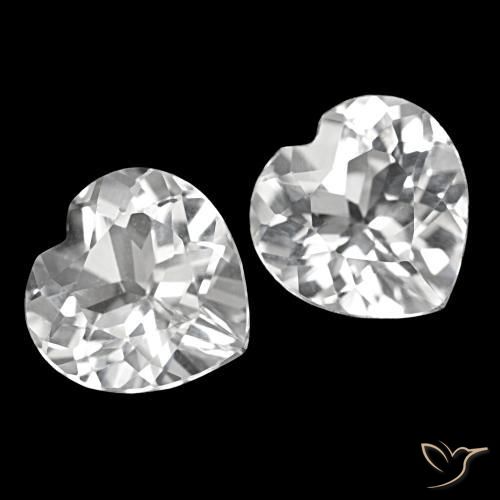 Shop natural 7.79ct クリアホワイト トパーズ gems, ハート型, from ブラジル at GemSelect. In stock, global shipping!