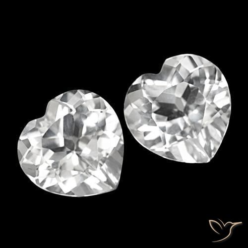 Shop natural 8.21ct ホワイト トパーズ gems, ハート型, from ブラジル at GemSelect. In stock, global shipping!