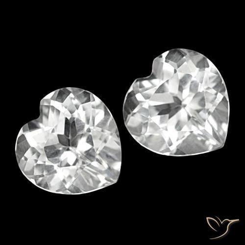 Shop natural 8.21ct ホワイト トパーズ gems, ハート型, from ブラジル at GemSelect. In stock, global shipping!