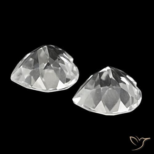 Shop natural 8.21ct ホワイト トパーズ gems, ハート型, from ブラジル at GemSelect. In stock, global shipping!