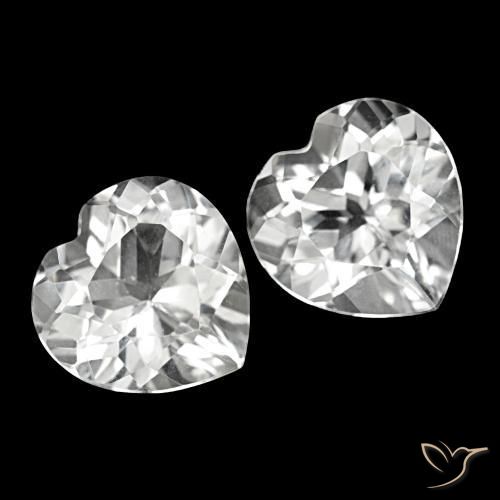 Shop natural 8.21ct ホワイト トパーズ gems, ハート型, from ブラジル at GemSelect. In stock, global shipping!