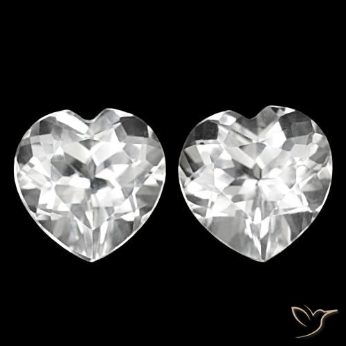 Shop natural 8.62ct ホワイト トパーズ gems, ハート型, from ブラジル at GemSelect. In stock, global shipping!