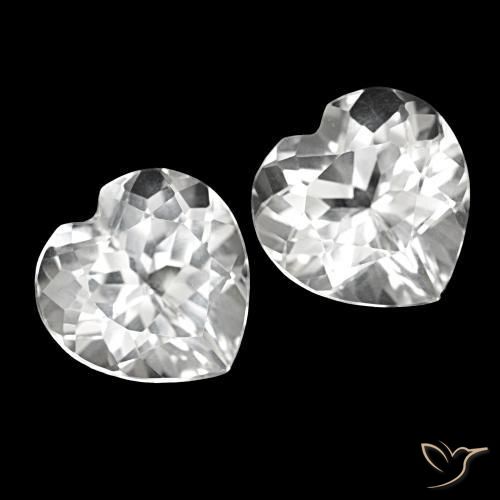 Shop natural 8.62ct ホワイト トパーズ gems, ハート型, from ブラジル at GemSelect. In stock, global shipping!