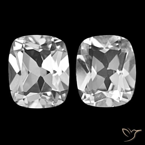 Shop natural 12.01ct クリアホワイト トパーズ gems, クッションカット, from ブラジル at GemSelect. In stock, global shipping!