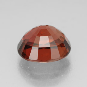 4.45カラットの天然ブロンズオレンジトルマリン（10.7×9.6 mm・オーバルカット）
