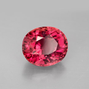 5.07カラットの天然Bronze Redトルマリン（11.2×9.5 mm・オーバルカット）