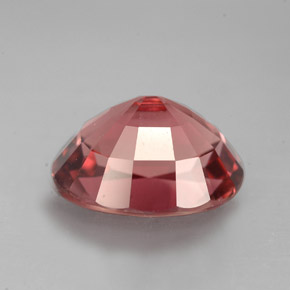 4.52カラットの天然ピンクローズトルマリン（11.5×9.3 mm・オーバルカット）