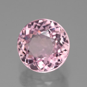 3.50カラットの天然ピンクトルマリン（9.32 mm・ラウンドカット）