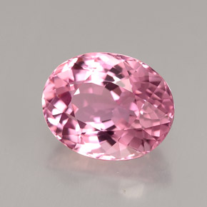 3.57カラットの天然ピンクトルマリン（10.5×8.3 mm・オーバルカット）