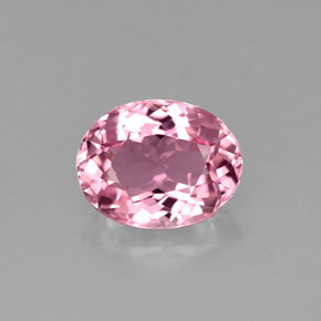 1.62カラットの天然ピンクトルマリン（8.5×6.6 mm・オーバルカット）