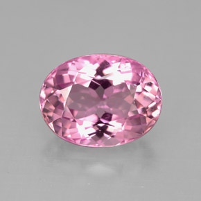 3.61カラットの天然ピンクトルマリン（10.7×8.1 mm・オーバルカット）