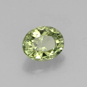 1.18カラットの天然グリーントルマリン（7.3×5.8 mm・オーバルカット）