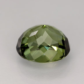 4.07カラットの天然グリーントルマリン（10.2×9.1 mm・オーバルカット）