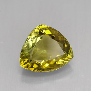4.12カラットの天然マルチカラートルマリン（11×9.6 mm・トリリアント）