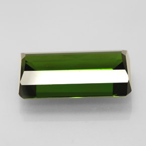 5.57カラットの天然フォレストグリーントルマリン（14.2×8.4 mm・エメラルドカット）