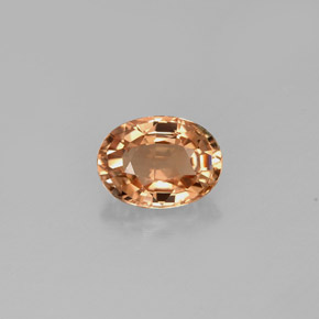 0.87カラットの天然Gold Bronzeトルマリン（7×5.1 mm・オーバルカット）