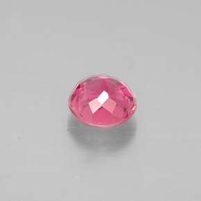 0.85カラットの天然紫がかったピンクトルマリン（5.87 mm・ラウンドカット）