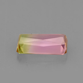1.51カラットの天然ウォーターメロントルマリン（9.3×5.3 mm・エメラルドカット）