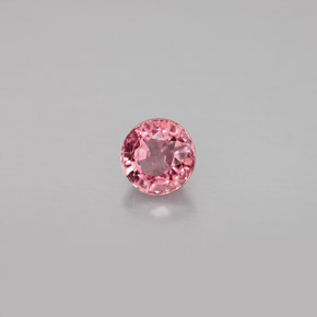 0.75カラットの天然ローズピンクトルマリン（5.50 mm・ラウンドカット）