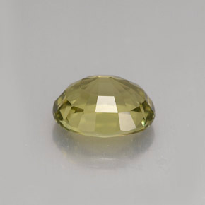 1.86カラットの天然ゴールデングリーントルマリン（8.5×7.1 mm・オーバルカット）