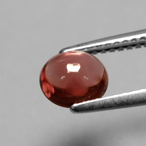 1.00カラットの天然ローズレッドトルマリン（6.6×5.9 mm・オーバルカット）