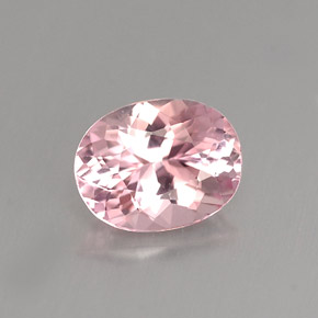 1.10カラットの天然ピンクトルマリン（7.6×6 mm・オーバルカット）