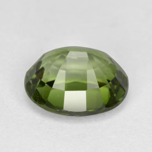 1.27カラットの天然フォレストグリーントルマリン（7.3×6.1 mm・オーバルカット）