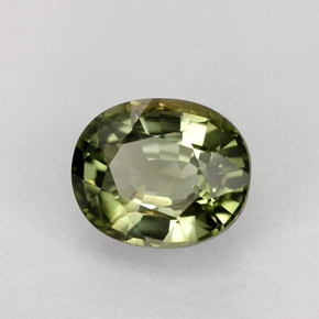 1.50カラットの天然グリーントルマリン（7.4×6.1 mm・オーバルカット）