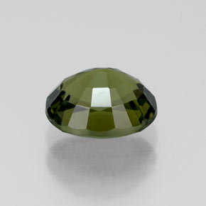 1.07カラットの天然グリーントルマリン（6.9×5.9 mm・オーバルカット）
