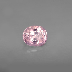 1.13カラットの天然ピンクトルマリン（7.2×6 mm・オーバルカット）
