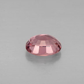 1.15カラットの天然ローズトルマリン（7.4×6 mm・オーバルカット）