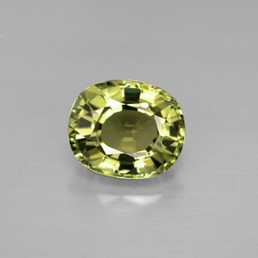 1.57カラットの天然グリーントルマリン（7.9×6.6 mm・オーバルカット）